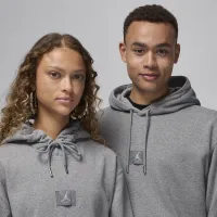 Nike Jordan Flight Fleece чоловічі Pullover Толстовка з капюшоном колір сірий