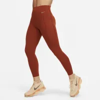 Nike Universa женская Medium-Support С высокой Талией 7/8 лосины с карманамиOrange
