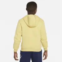 Nike Sportswear Club Fleece Big детские Pullover Толстовка с капюшоном (Extended Size) Yellow