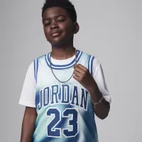 Nike Jordan23 Big детские Printed Jersey синий