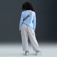 Nike Sportswear Big дитячі Long-Sleeve футболка блакитний