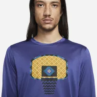 Nike N7 Dri-FIT чоловічі Long-Sleeve тренувальні футболка колір фіолетовий