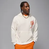 Nike Jordan Brooklyn чоловічі оверсайз Pullover Толстовка з капюшоном колір білий