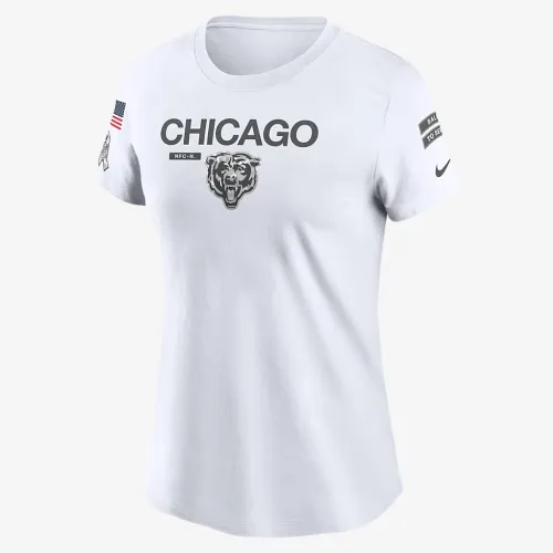 Chicago Bears Salute to Service Legend женская Nike NFL футболка цвет белый