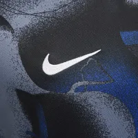 Inter Milan Academy Pro мужские Nike Dri-FIT Soccer Short-Sleeve Pre-Match Top цвет черный