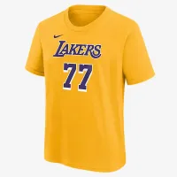 Luka Dončić Los Angeles Lakers Big детские Nike NBA футболка Yellow