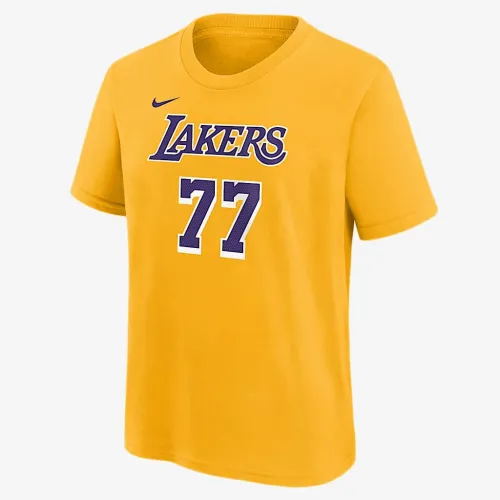 Luka Dončić Los Angeles Lakers Big детские Nike NBA футболка Yellow