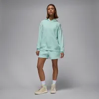 Nike Jordan Brooklyn Fleece жіноча Pullover Толстовка з капюшоном колір зелений