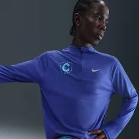 Nike Element чоловічі Dri-FIT 1/4-Zip Running Top колір фіолетовий