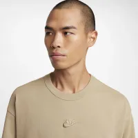 Nike Sportswear Premium Essentials чоловічі Long-Sleeve футболка колір коричневий