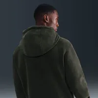 Nike Sportswear Club мужские Washed Fleece Толстовка с капюшоном цвет зеленый