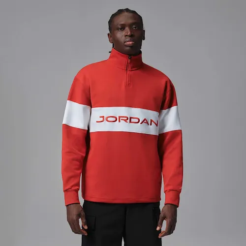 Nike Jordan Sport чоловічі Dri-FIT 1/4-Zip для гольфу Top колір червоний