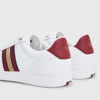 Кроссовки Tommy Hilfiger Signature Webbing Court FW0FW06803-YBR - Белые