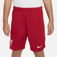 Liverpool FC 2023/24 Stadium Home Big детские Nike Dri-FIT Soccer шорты цвет красный