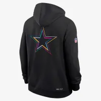 Dallas Cowboys Crucial Catch Sideline чоловічі Nike Dri-FIT NFL Pullover Толстовка з капюшоном колір чорний