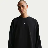 Nike Sportswear Club чоловічі оверсайз French Terry Crew-Neck світшот колір чорний