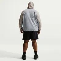 Nike Tech мужские Dri-FIT Woven Full-Zip Windrunner Куртка цвет серый