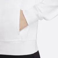 Nike Dri-FIT One женская Full-Zip French Terry Толстовка с капюшоном цвет белый