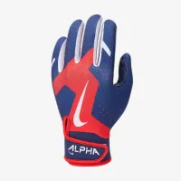 Nike Alpha 2.0 дитячі T-Ball Batting Gloves колір червоний