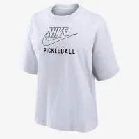 Nike Swoosh жіноча Pickleball Boxy футболка колір білий
