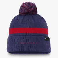 Chicago Cubs Hometown Peak чоловічі Nike MLB Cuffed Pom Beanie блакитний
