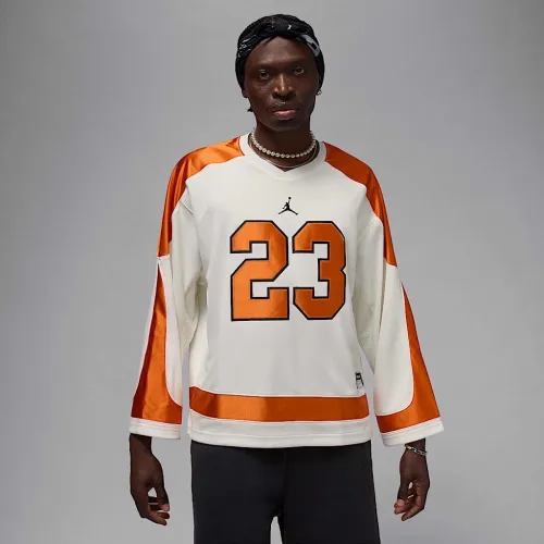 Nike Jordan Brooklyn мужские Collegiate Hockey Jersey цвет белый