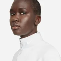 Nike Therma-FIT Victory женская Long-Sleeve 1/2-Zip для гольфа Top цвет белый
