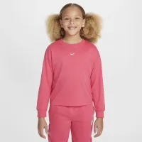 Nike Sportswear Essential Big дитячі (Girls') Long-Sleeve футболка Pink