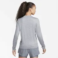 Nike Dri-FIT Swift Element UV женская Crew-Neck Running Top цвет серый