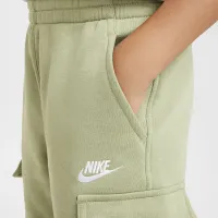Nike Sportswear Club Fleece Big детские Cargo Pants цвет зеленый
