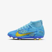 Nike Jr. Mercurial Superfly 9 Club KM FG/MG Little/Big детские Multi-Ground High-Top футбольные бутсы синий