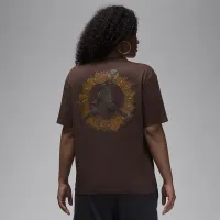 Nike Jordan Essential женская футболка цвет коричневый