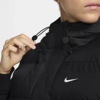 Nike Sportswear Metro Puffer женская Therma-FIT Loose Hooded Vest цвет черный