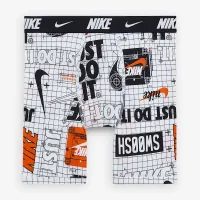 Nike Dri-FIT Big детские Printed Long трусы (2 пары) цвет белый