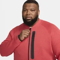 Nike Sportswear Tech Fleece чоловічі Bomber Куртка колір червоний