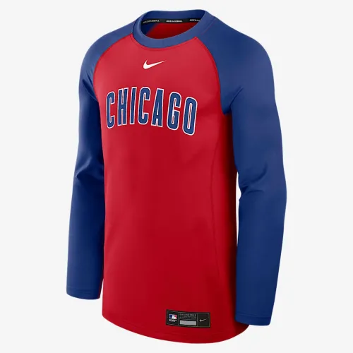 Chicago Cubs Authentic Collection Game Time чоловічі Nike Dri-FIT MLB Pullover Crew колір червоний