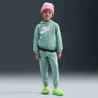 Nike Sportswear Club Fleece Little детские Толстовка с капюшоном набор цвет зеленый