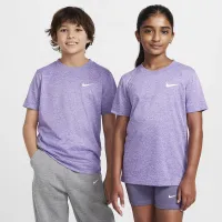 Nike Legend Big дитячі Dri-FIT футболка колір фіолетовий