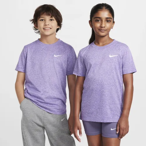 Nike Legend Big дитячі Dri-FIT футболка колір фіолетовий