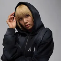Nike Jordan x Téla женская Full-Zip Толстовка с капюшоном цвет черный