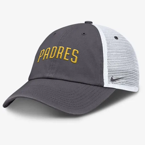 San Diego PaКостюм Wordmark Club чоловічі Nike MLB Trucker Adjustable Hat колір сірий