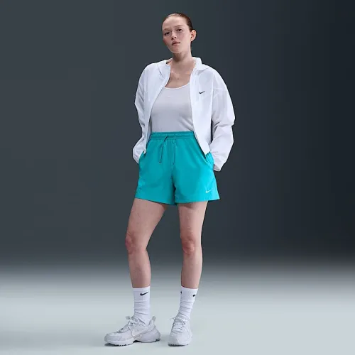 Nike Sportswear Classic Wovens женская Mid-Rise шорты цвет зеленый