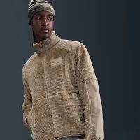 Nike x Stüssy High-Loft Full-Zip Куртка колір коричневий
