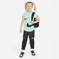 Nike Swooshfetti Logo Tee Little Kids футболка цвет зеленый