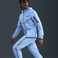 Nike Tech мужские Fleece Joggers with Reflective Accents синий