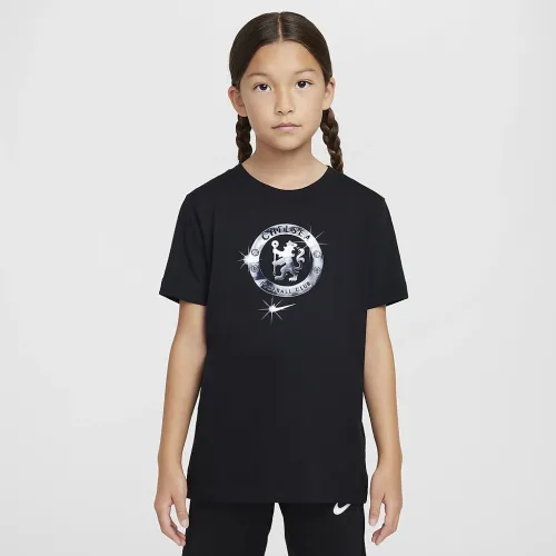 Chelsea FC Big детские Nike Soccer футболка цвет черный