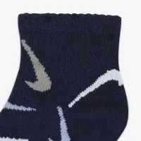 Nike Swooshfetti Baby (3-6M) Ankle шкарпетки (6 пар) блакитний
