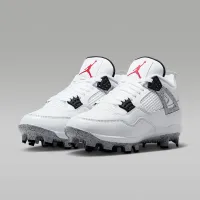 Nike Jordan 4 Retro MCS бейсбольні бутси колір білий