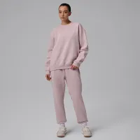 Nike Jordan Brooklyn Fleece женская Crew-Neck свитшот Pink