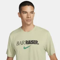 Nike Dri-FIT мужские Fitness футболка цвет зеленый